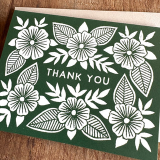 "Thank You," Greeting Card