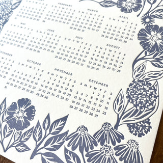 2027 Letterpress Calendar