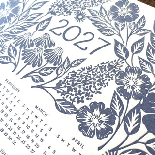 2027 Letterpress Calendar