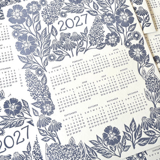 2027 Letterpress Calendar
