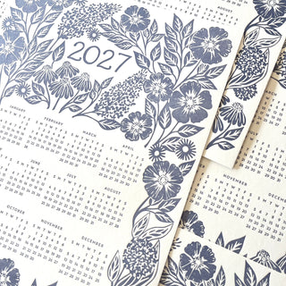 2027 Letterpress Calendar