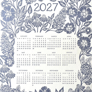 2027 Letterpress Calendar