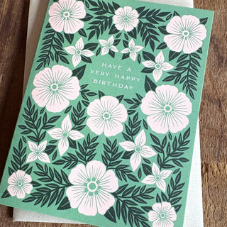 "Have A Very Happy Birthday," Greeting Card