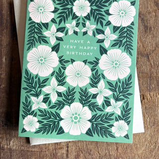 "Have A Very Happy Birthday," Greeting Card