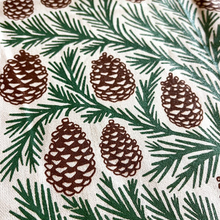 Pinecones Tea Towel