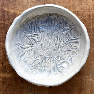 SECONDS : Block Printed Bowl - No. 4020