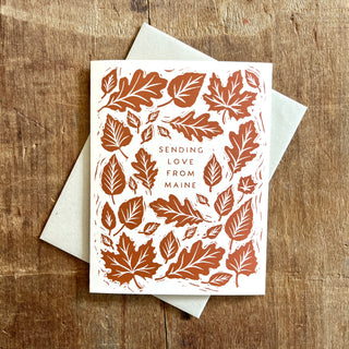 "Sending Love From Maine," Greeting Card