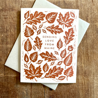 "Sending Love From Maine," Greeting Card
