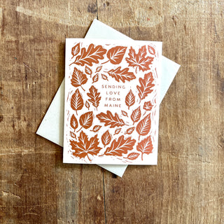 "Sending Love From Maine," Greeting Card