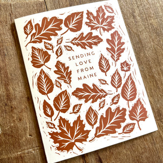 "Sending Love From Maine," Greeting Card