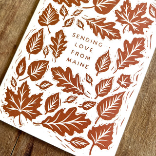 "Sending Love From Maine," Greeting Card