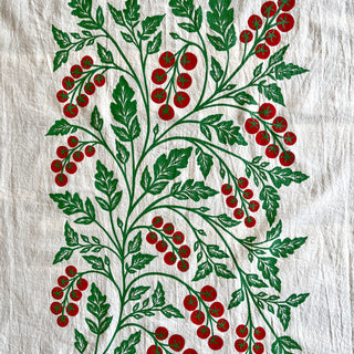 Cherry Tomatoes Tea Towel