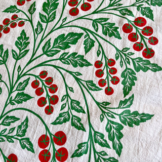 Cherry Tomatoes Tea Towel