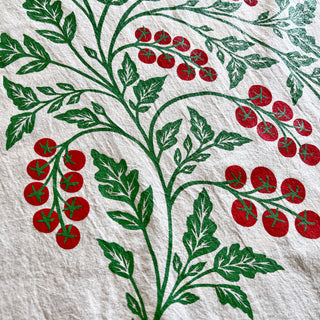 Cherry Tomatoes Tea Towel