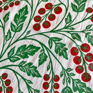 Cherry Tomatoes Tea Towel