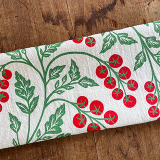 Cherry Tomatoes Tea Towel