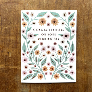 "Congratulations on Your Wedding Day," Greeting Card