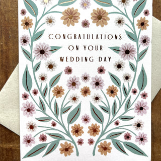 "Congratulations on Your Wedding Day," Greeting Card