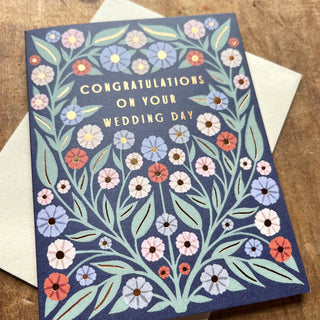 "Congratulations on Your Wedding Day," Greeting Card