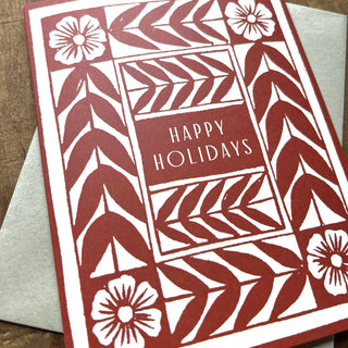 "Happy Holidays," Holiday Card