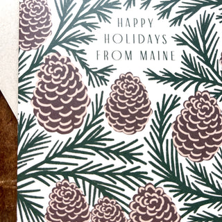 "Happy Holidays From Maine," Holiday Card