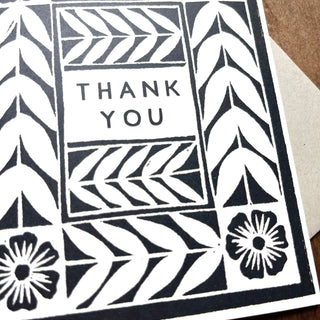 "Thank You," Greeting Card