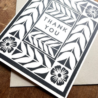 "Thank You," Greeting Card