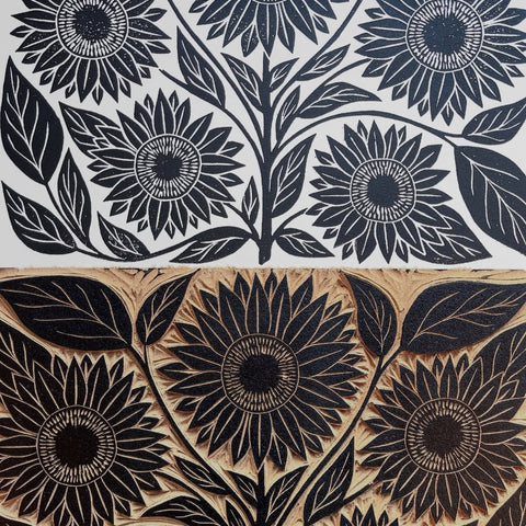 Intro to Linocut on a Press - March 8th, 3-6pm