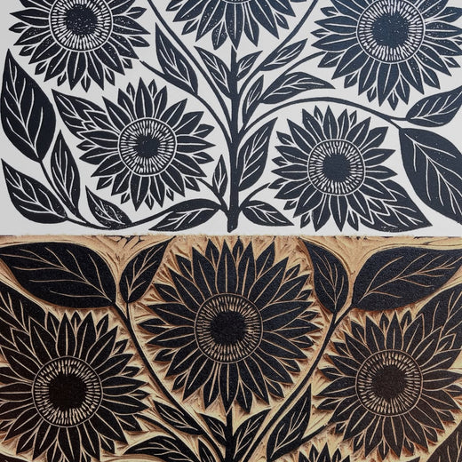 Intro to Linocut on a Press - March 8th, 3-6pm