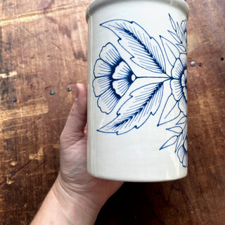 Hand Painted Ceramic Vase - No. 2837