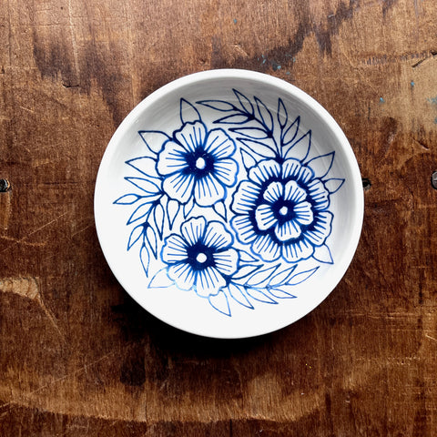 Hand Painted Ceramic Dish - No. 2846