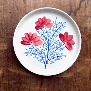 Hand Painted Ceramic Plate - No. 2853