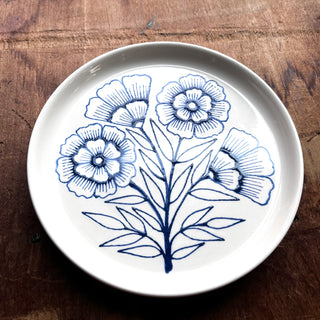 Hand Painted Ceramic Plate - No. 2855