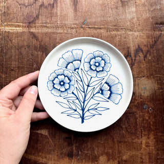 Hand Painted Ceramic Plate - No. 2855