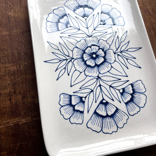 Hand Painted Ceramic Tray - No. 2857