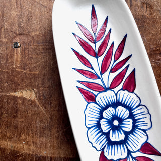 Hand Painted Ceramic Dish - No. 2860