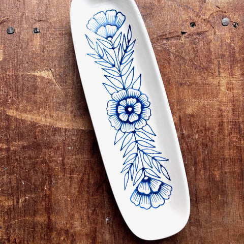 Hand Painted Ceramic Dish - No. 2862