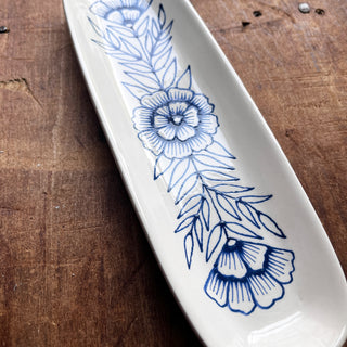 Hand Painted Ceramic Dish - No. 2862