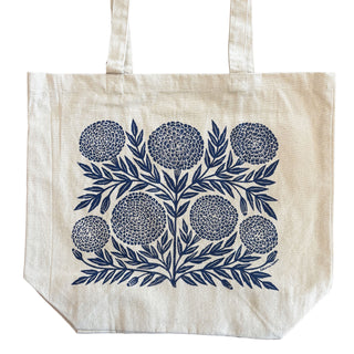 Tote Bag - Navy Marigold