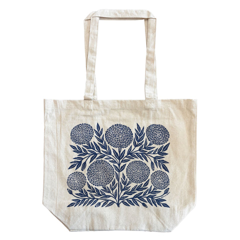 Tote Bag - Navy Marigold