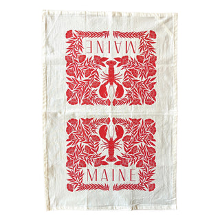 Maine Lobster Tea Towel