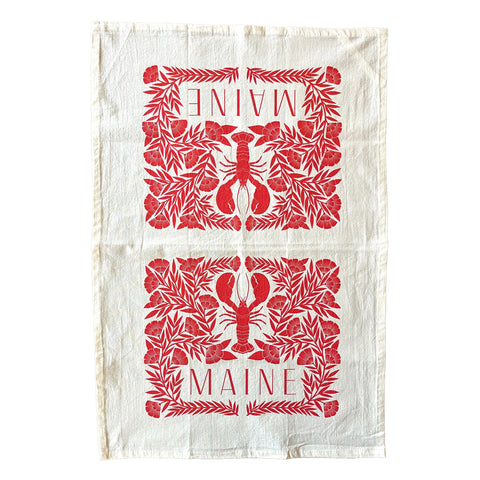 Maine Lobster Tea Towel