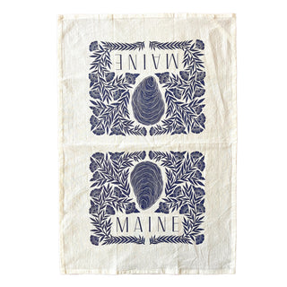 Maine Oyster Tea Towel