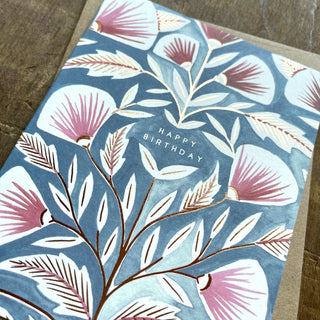 "Happy Birthday" Foil Stamped Cards, FL33