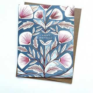 "Happy Birthday" Foil Stamped Cards, FL33
