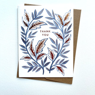"Thank You" Foil Stamped Cards, FL14