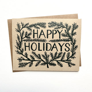 "Happy Holidays," Holiday Card