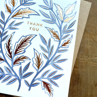 "Thank You" Foil Stamped Cards, FL14