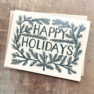 "Happy Holidays," Holiday Card