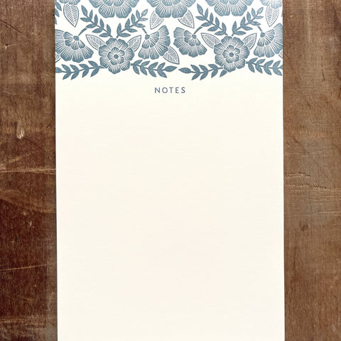Floral Header Notepad